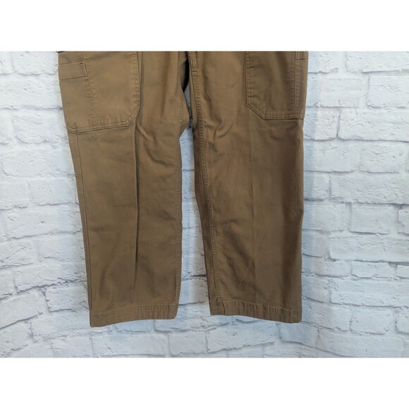 Duluth Flex Fire Hose Relaxed Fit Cargo Work Pants 36x27 brown - Picture 6 of 8